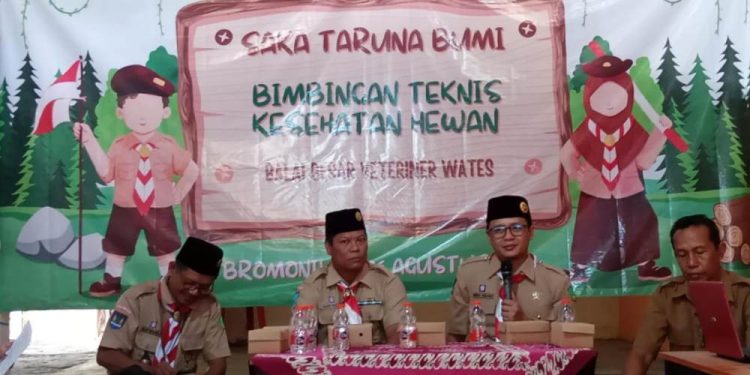 Kepala BB Veteriner Wates Yogyakarta Buka Bimtek Kesehatan Hewan di Kampung Pramuka Bromonilan