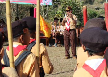 Kwarran Rongkop Sukses Gelar LT II dan Apel Peringatan Hari Pramuka ke-63