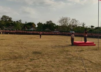 Sedot Massa, Kwarran Wonosari Adakan Gelar Senja Dalam Apel Hari Pramuka ke-63
