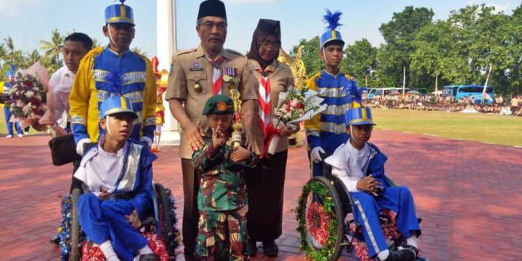 Apel Besar Hari Pramuka ke-63 Kwarcab Bantul, Kak Abdul Halim Ajak Pramuka Lebih Peka dan Peduli Kondisi Bangsa
