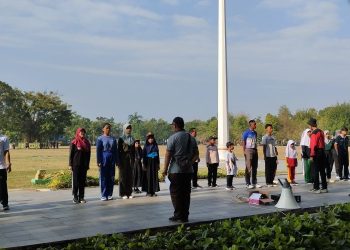 Petugas Apel Besar Hari Pramuka ke-63 Kwarda DIY Melakukan Persiapan dan Latihan Khusus