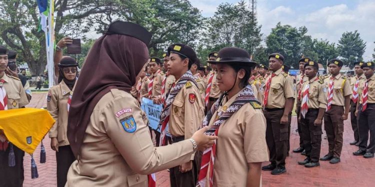 Lepas Kontingen Cabang Peserta Raimuna DIY 2024, Ketua Kwarcab Bantul : Manfaatkan untuk Belajar, Berlatih, dan Mengembangkan Diri