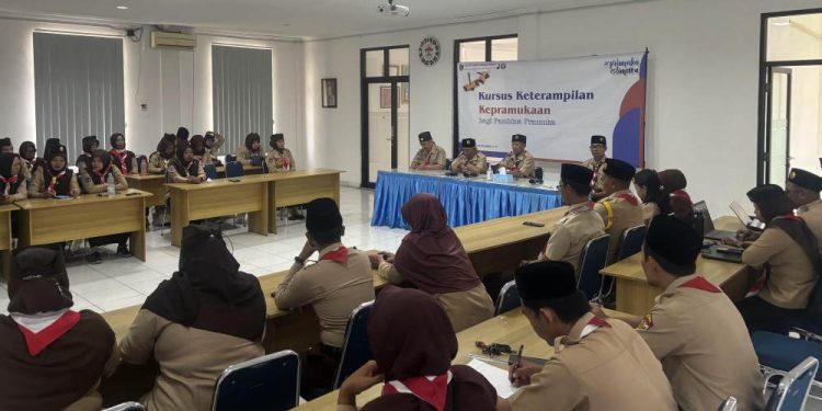 Kursus Keterampilan Kepramukaan Selesai, Peserta Diminta Bisa Terus Berinovasi Menyusun Kegiatan Menarik
