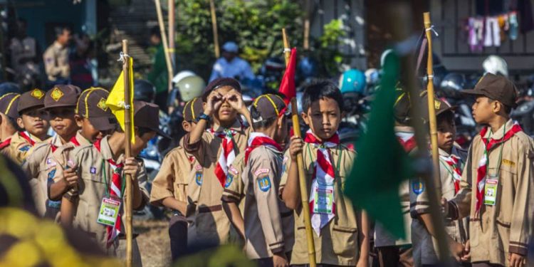 Hari Pramuka ke-63, Kwarran Sedayu Gelar Pesta Siaga di Lapangan Argorejo