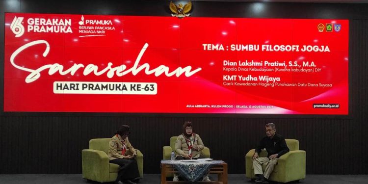 Penuh Antusias Diikuti Peserta, Tema Sumbu Filosofi Jadi Bahasan Menarik dalam Sarasehan Hari Pramuka ke-63