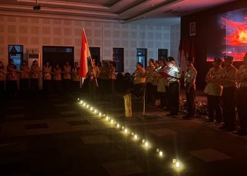 Malam Ulang Janji Hari Pramuka ke-63 Tingkat Daerah Kwarda DIY Berlangsung Khidmat