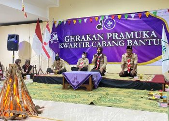 Kwarcab Bantul Gelar Ulang Janji, Diikuti Serentak Jajaran Kwartir Ranting secara Daring