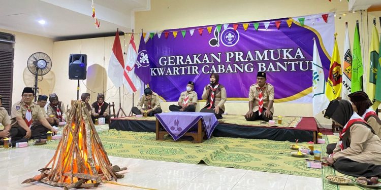 Kwarcab Bantul Gelar Ulang Janji, Diikuti Serentak Jajaran Kwartir Ranting secara Daring