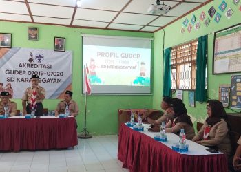 Kwarcab Bantul Kirimkan Asesor untuk Visitasi Akreditasi Gugusdepan di SD Karanggayam Pleret