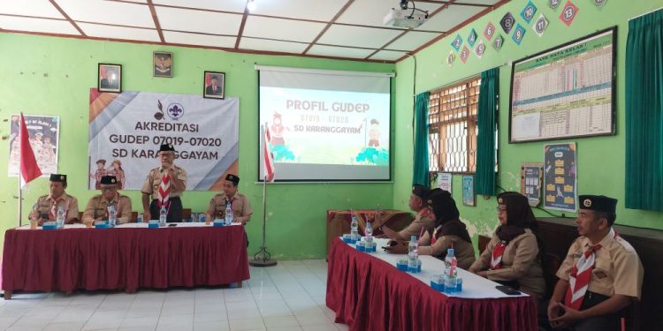 Kwarcab Bantul Kirimkan Asesor untuk Visitasi Akreditasi Gugusdepan di SD Karanggayam Pleret