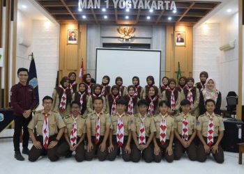 Asah Keterampilan Kepemimpinan, Pramuka MAN 1 Yogyakarta Adakan Gladian Pimpinan Satuan 2024