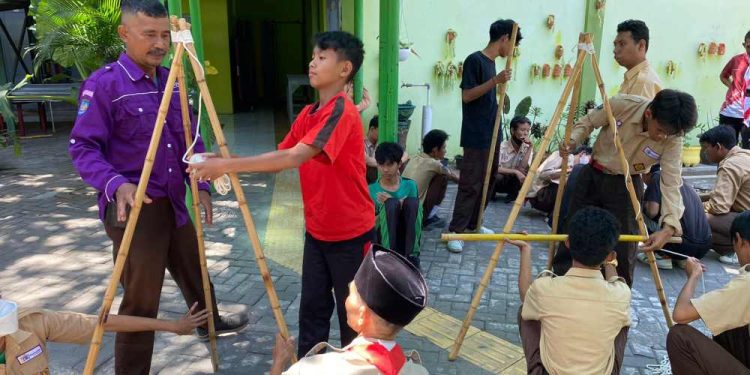 Pasukan Ticket to Life Sultan Agung Kwarda DIY Melaksanakan Latihan Rutin dengan Penuh Semangat
