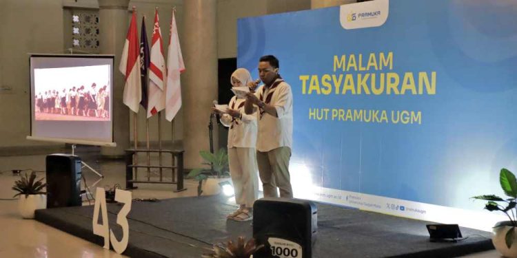 Malam Tasyakuran Minim Sampah, Perayaan 43 Tahun Pramuka UGM yang Berkomitmen Kuat terhadap Lingkungan
