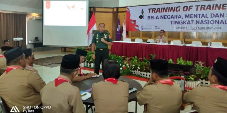 Materi Menarik Ini Disampaikan Kepala Pusdiklat Bela Negara Kemhan RI dalam ToT di TRW Cibubur