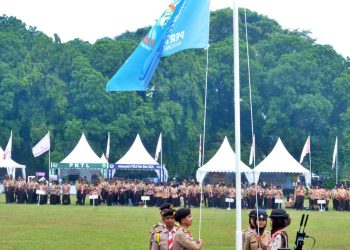 Bendera Pertikawan Nasional II Tahun 2024 Berkibar, Kobarkan Semangat Ribuan Peserta dari Seluruh Indonesia