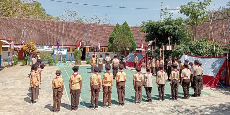 Gugusdepan Pangkalan SDN Gupakan II Tepus Selenggarakan Perismat, Tingkatkan Keterampilan Praktis