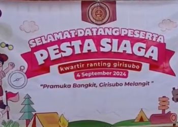 Kwarran Girisubo Gelar Pesta Siaga 2024 : Pramuka Bangkit, Girisubo Melangit