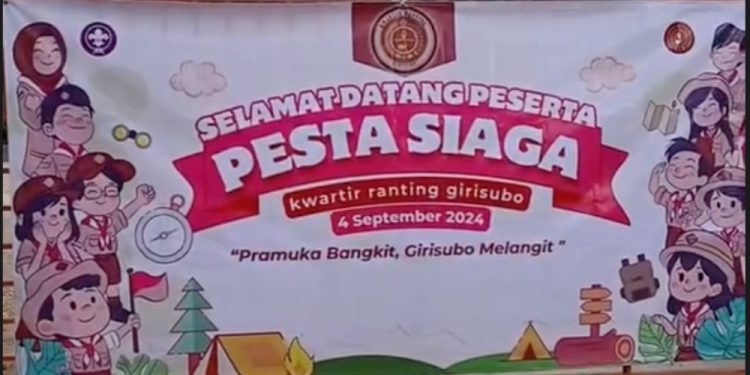 Kwarran Girisubo Gelar Pesta Siaga 2024 : Pramuka Bangkit, Girisubo Melangit