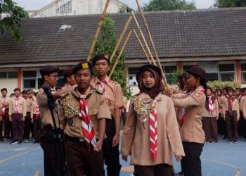 Ambalan Sultan Agung dan Nyi Ageng Serang SMAN 1 Mlati Gelar PTA 2024