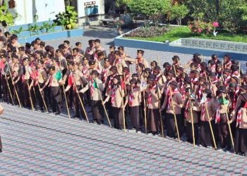 Pramuka SMA Negeri 2 Ngaglik Gelar Penerimaan Tamu Ambalan