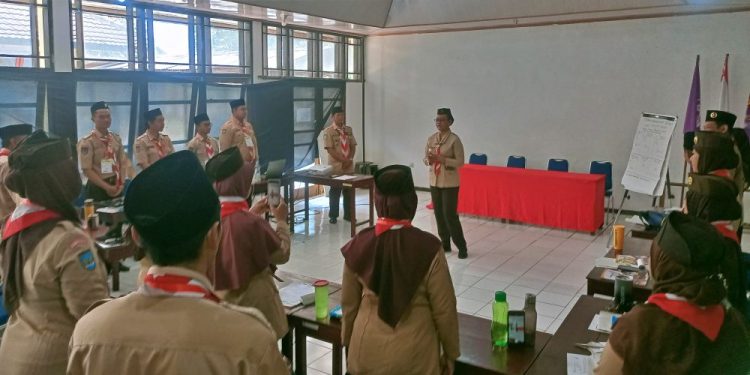 Sambangi Peserta KML, Ketua Kwarda DIY : Tingkatkan Inovasi dan Kreasi dalam Membina
