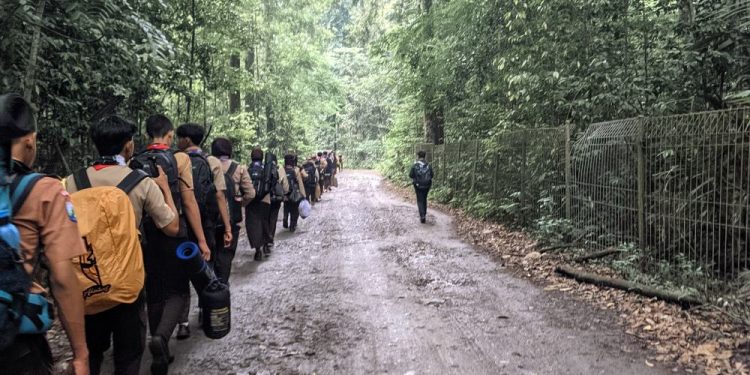 Serunya Mendapat Materi Penanggulangan Kebakaran Hutan di Sub Camp 7 Pertikawan Nasional Tahun 2024