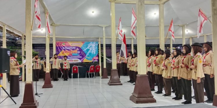 25 Anggota Baru Saka Wanabakti Kwarcab Gunungkidul Dilantik