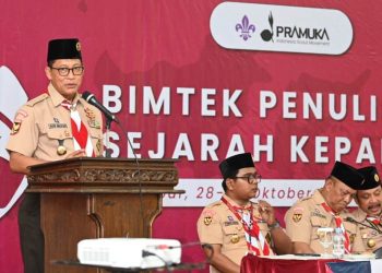Kak Budi Waseso Ajak Peserta Bimtek Penulisan Sejarah Kwarda Menulis Berdasar Data dan Fakta