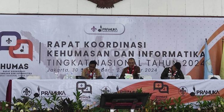 Sosialisasikan Draft Jukran, Kepala Pusdatin Kwarnas Minta Masukan dari Peserta Rakor Kehumasan dan Informatika Tingkat Nasional 2024