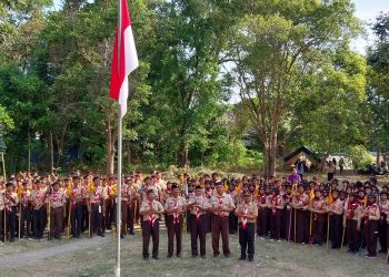 Ratusan Penggalang Ikuti LT-III Kwarcab Bantul, Diharapkan Menjadi Pribadi yang Mandiri dan Berprestasi