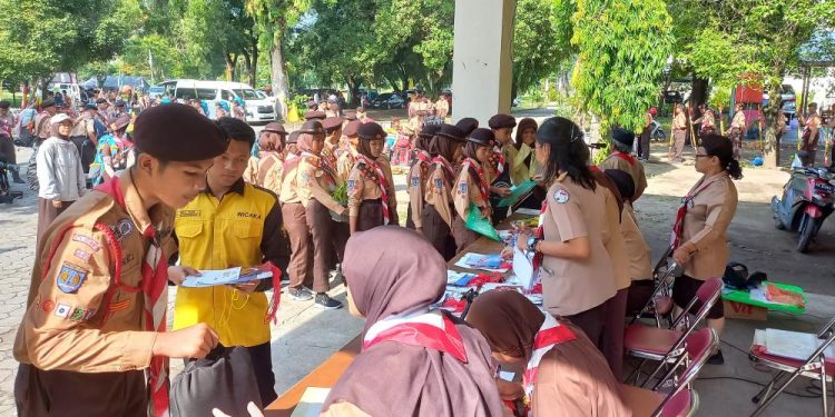 Peserta LT IV 2024 Mulai Berdatangan di Bumi Perkemahan Taman Tunas Wiguna Babarsari