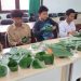 Pelatihan Budaya Kwarcab Kota Yogyakarta, Peserta Membuat Tempat Sajian Makanan