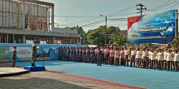 Paspotmar AL Yogyakarta Melepas Delegasi Kegiatan Pembinaan Pembentukan Karakter Maritim Tahun 2024