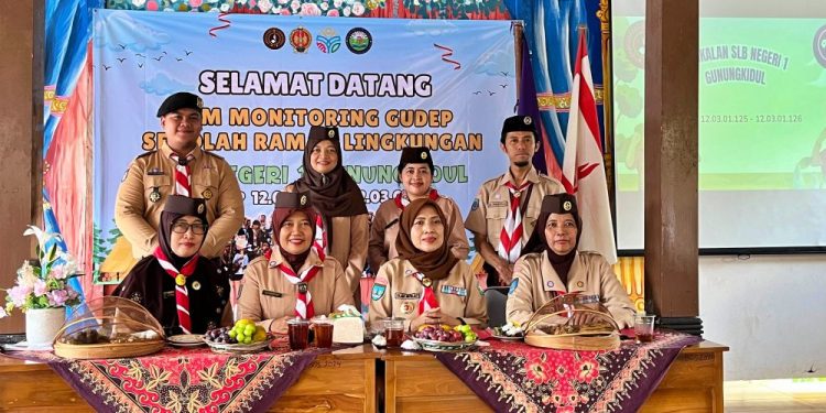 SLB Negeri 1 Gunungkidul Sambut Tim Kwarda DIY dalam Kunjungan Pemantauan Gugusdepan Ramah Lingkungan