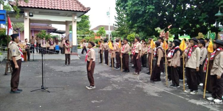 Puluhan Pramuka Berkebutuhan Khusus Kota Yogyakarta Meriahkan Lomba Galang Penggalang 2024