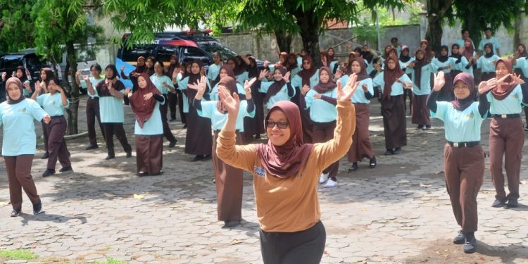 Peserta Pawiyatan Budaya Antusias Ikuti Senam Pramuka Istimewa