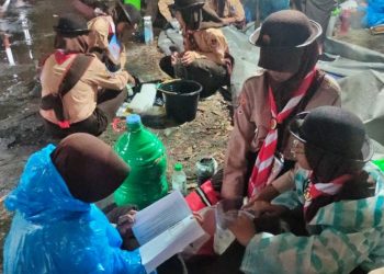 Hujan Tak Halangi Peserta LT-IV Kwarda DIY 2024 Tuntaskan Giat Prestasi Teknologi Tepat Guna