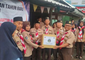Kwarda DIY Kunjungi Posko Karya Bakti Nataru di Simpang Empat Koroulan, Ngemplak Sleman