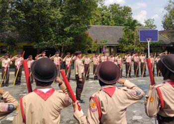Kawal Penggalang Tangguh, SMPN 1 Ponjong Gelar Dianpinru