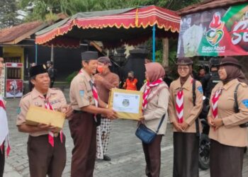 Kak Suraji Pimpin Monitoring ke Pos Karya Bakti Nataru 2024 Kwarcab Bantul di Gereja Hati Kudus Tuhan Yesus Ganjuran