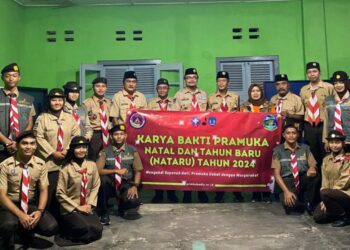 Kunjungan ke Posko Karya Bakti Nataru 2024 Kwarcab Kulon Progo, Kak Edy Heri : Kegiatan Ini Implementasi Darmabakti