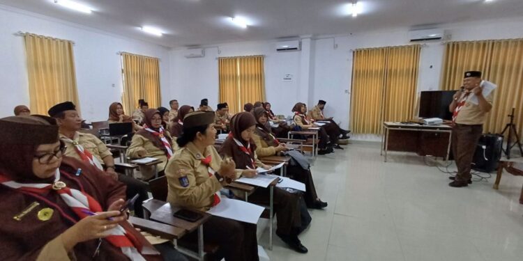 Tingkatkan Kapasitas, Pimpinan Kwarran se-Sleman Ikuti Kursus Pengelolaan Kwartir