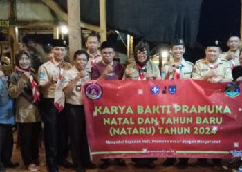 Ketua Kwarcab Gunungkidul Sambut Hangat Kunjungan Tim Kwarda DIY Dalam Rangka Monitoring Karya Bakti Nataru 2024