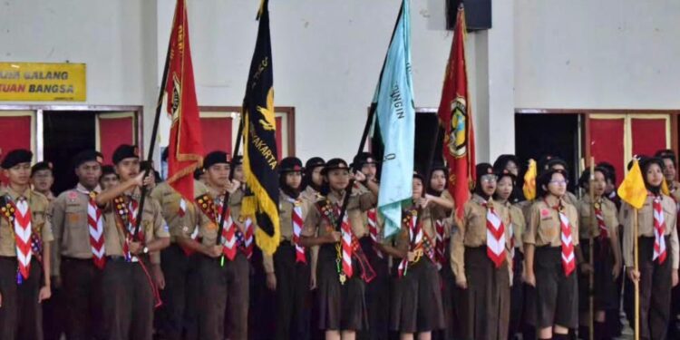 Pangkalan SMP Negeri 1 Yogyakarta Selenggarakan Pelantikan dan Sertijab Dewan Penggalang Masa Bakti 2024-2025