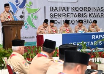 Ketua Kwarnas Buka Rakor Sekretaris Kwarda se-Indonesia, Singgung Sistem Digitalisasi Kwartir Menuju Organisasi Lincah