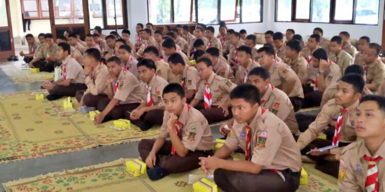 Kwarda DIY Kedatangan Ratusan Penegak dari Pondok Pesantren Darul Muttaqien Bogor