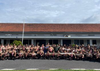 Spektakuler! Saka Dirgantara Lanud Adisutjipto dan Saka Wira Kartika Kodim 0732/Sleman Gelar Latihan Gabungan