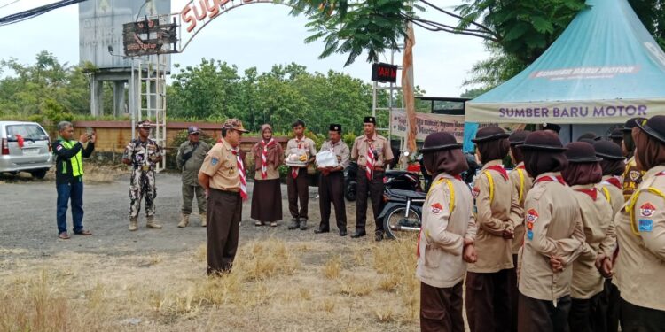 Monitoring Karya Bakti Nataru 2024, Kwarcab Gunungkidul Kunjungi Posko Hargodumilah dan Posko Semin