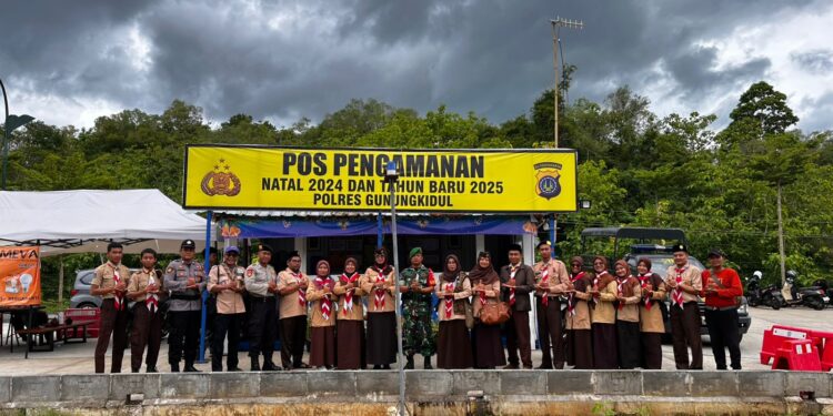 Ketua Kwarcab Gunungkidul Kunjungi Kwarran Panggang dan Girisubo, Monitoring Karya Bakti Nataru 2024