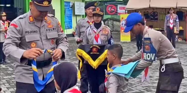 Saka Bhayangkara Seyegan Gelar Diksar Angkatan XIV dan Penempuhan Krida Angkatan XIII